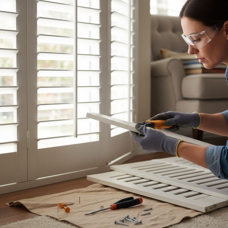 Local Interior Shutter Restoration pros at work